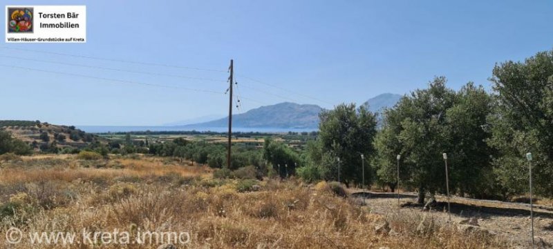 Kamilari Traumhaftes Grundstück mit 360° Panoramablick auf das lybische Meer und den höchsten Berg Kretas, den Psiloritis Grundstück